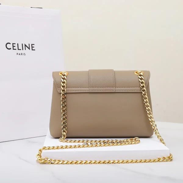 高仿CELINE-賽琳 TRIOMPHE 牛皮革斜挎-116593：圖片 5