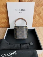 高仿CELINE-賽琳 聖羅蘭 TRIOMPHE CANVAS 迷你手袋-10J762：圖片 3