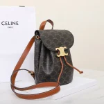 高仿CELINE-賽琳 Saint Laurent TRIOMPHE CANVAS 多功能印花背包-118702：圖片 3