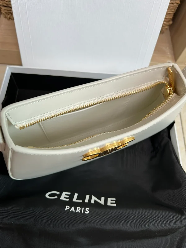 高仿CELINE-賽琳 經典牛皮革肩背包 - 多功能便攜設計-115703：圖片 9