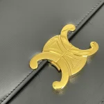 高仿CELINE-賽琳 TRIOMPHE 金屬鎖扣牛皮斜挎包 - 多隔層時尚肩背包-188423：圖片 6