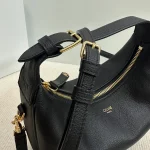 高仿CELINE-賽琳 金色牛皮多功能手提斜挎包 - 大容量智能手機收納-120723：圖片 9