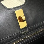 高仿CELINE-賽琳 CLOCHE CLÉS 牛皮革肩背包 - 金色飾面優雅設計-112583：圖片 10