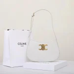 高仿CELINE-賽琳 金色飾面牛皮革斜挎包-115703：圖片 2