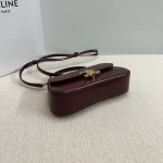 高仿CELINE-賽琳 TRIOMPHE牛皮革多功能手提斜挎包-119533：圖片 5