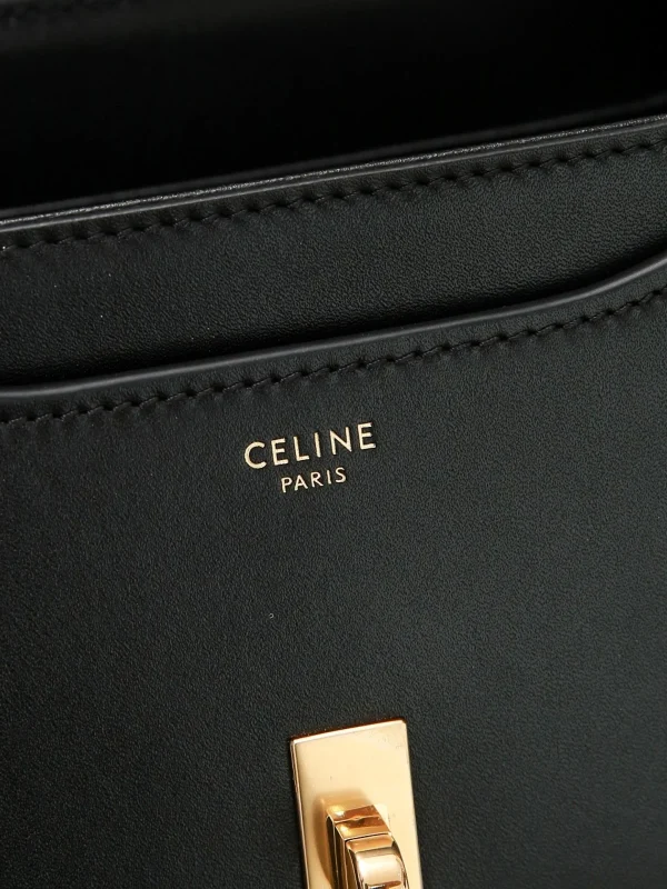 高仿CELINE-賽琳 迷你手袋197983BEY - 牛皮革旋轉鎖扣多功能手袋-197983：圖片 9