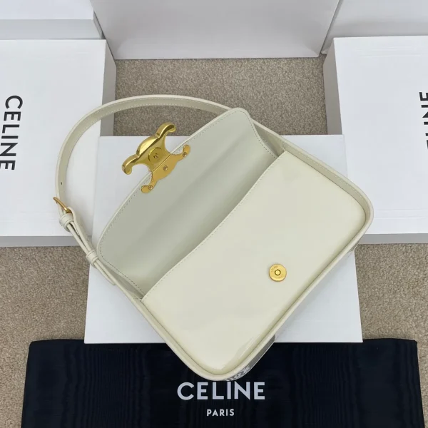 高仿CELINE-賽琳 經典TRIOMPHE牛皮革手提肩背包-118313：圖片 9