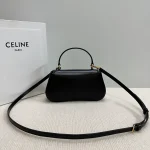 高仿CELINE-賽琳 經典TRIOMPHE牛皮革斜挎包-119533：圖片 3