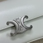 高仿CELINE-賽琳 經典牛皮革TRIOMPHE按扣手提斜挎包-119533：圖片 5