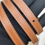 高仿CELINE-賽琳 義大利製造迷你手袋 可裝PLUS手機 牛皮革包邊斜挎包-10M742：圖片 6