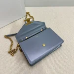 高仿CELINE-賽琳 迷你牛皮TRIOMPHE金屬扣手袋 - 多背法時尚斜挎包-10L033：圖片 8
