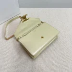 高仿CELINE-賽琳 Triomphe金色牛皮迷你手袋 - 多功能時尚肩背包-10L033：圖片 8