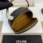 高仿CELINE-賽琳 迷你牛皮革包邊標誌印花手袋 - 多背法時尚配飾-10K642：圖片 10