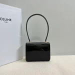 高仿CELINE-賽琳 Triomphe 牛皮革手提肩背包-118053：圖片 3