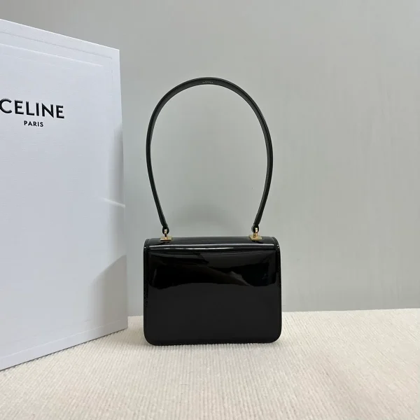 高仿CELINE-賽琳 Triomphe 牛皮革手提肩背包-118053：圖片 3