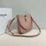 高仿CELINE-賽琳 經典牛皮旋轉鎖扣多功能手提斜挎包-120693：圖片 3