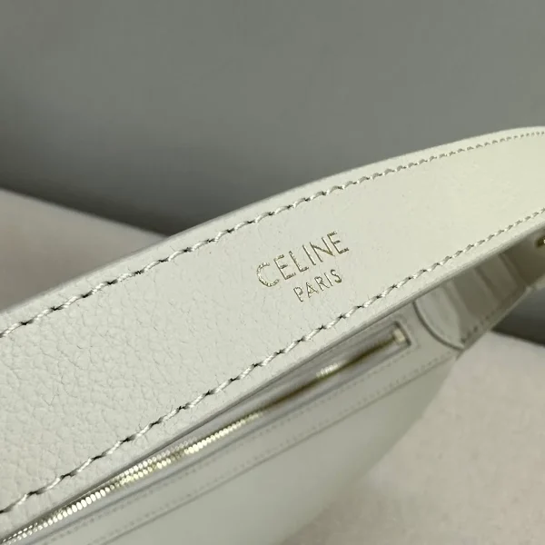 高仿CELINE-賽琳 金色飾面牛皮革肩背包-114713：圖片 7