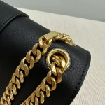 高仿CELINE-賽琳 TRIOMPHE牛皮斜挎包 - 雙主隔層設計 羊皮革襯裏-116593：圖片 8