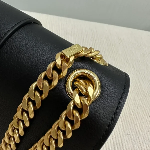 高仿CELINE-賽琳 TRIOMPHE牛皮斜挎包 - 雙主隔層設計 羊皮革襯裏-116593：圖片 8