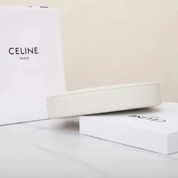 高仿CELINE-賽琳 金色飾面牛皮革斜挎包-115703：圖片 7