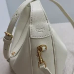 高仿CELINE-賽琳 金色牛皮革多功能手提斜挎包-120723：圖片 8