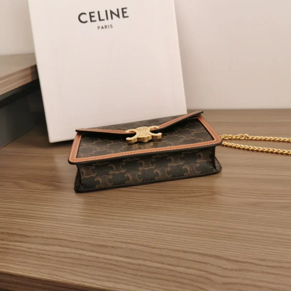 高仿CELINE-賽琳 TRIOMPHE CANVAS迷你手袋 - 時尚便攜多功能肩背包-10L462：圖片 5