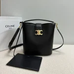 高仿CELINE-賽琳 Triomphe 牛皮革手提斜挎包-116613：圖片 2