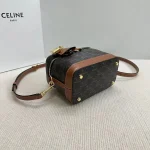 高仿CELINE-賽琳 TRIOMPHE CANVAS 標誌印花手提包-119462：圖片 6
