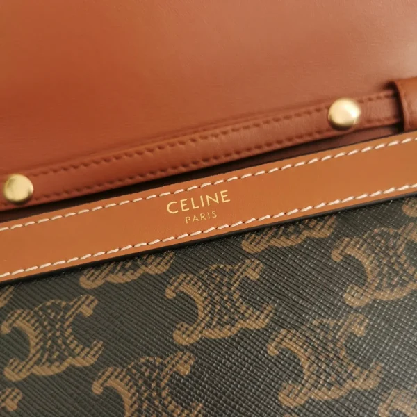 高仿CELINE-賽琳 TRIOMPHE CANVAS迷你手袋 - 時尚便攜多功能肩背包-10L462：圖片 8