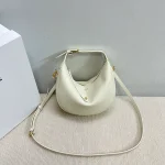 高仿CELINE-賽琳 金色牛皮革多功能手提斜挎包-120723：圖片 2