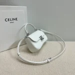 高仿CELINE-賽琳 經典牛皮革TRIOMPHE按扣手提斜挎包-119533：圖片 4
