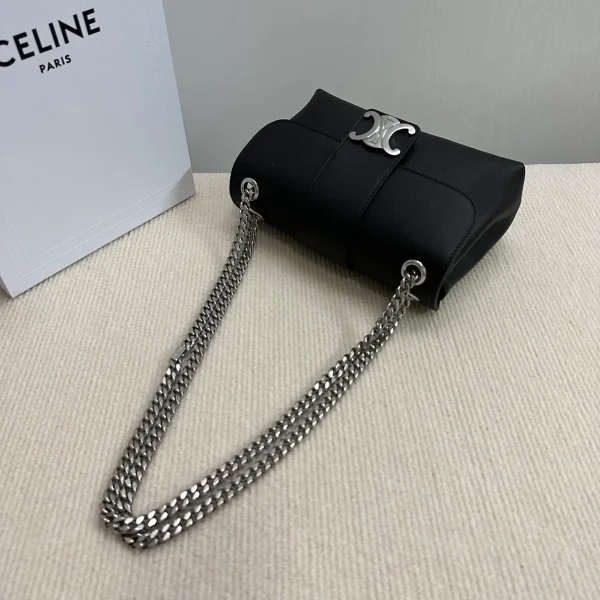 高仿CELINE-賽琳 經典牛皮革TRIOMPHE斜挎包-116593：圖片 5