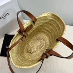 高仿CELINE-賽琳 手工棕櫚葉牛皮革時尚手提包-113832：圖片 7