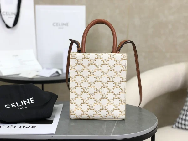 高仿CELINE-賽琳 TRIOMPHE CANVAS迷你手袋 - 時尚便攜，輕鬆容納大屏智能手機-194372：圖片 7
