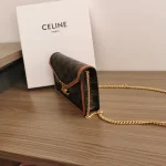 高仿CELINE-賽琳 TRIOMPHE CANVAS迷你手袋 - 時尚便攜多功能肩背包-10L462：圖片 4
