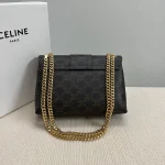 高仿CELINE-賽琳 Triomphe 牛皮革斜挎包-115852：圖片 3
