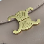 高仿CELINE-賽琳 經典TRIOMPHE鎖扣牛皮手提斜挎包-118113：圖片 7