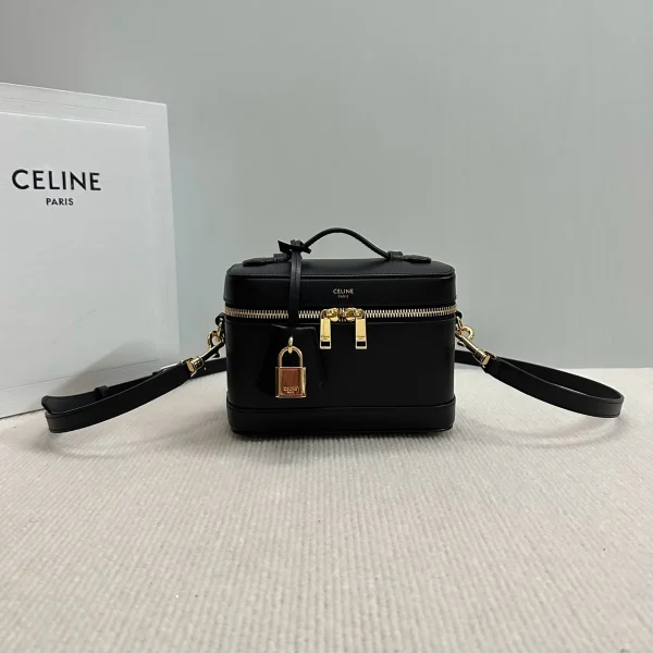 高仿CELINE-賽琳 CLOCHE CLÉS 牛皮革手提斜挎包-119463：圖片 2