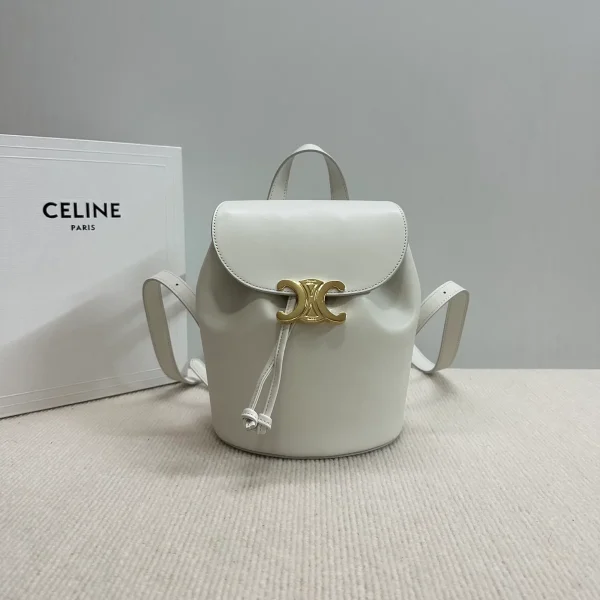 高仿CELINE-賽琳 TRIOMPHE磁扣多功能皮革包-118703：圖片 2
