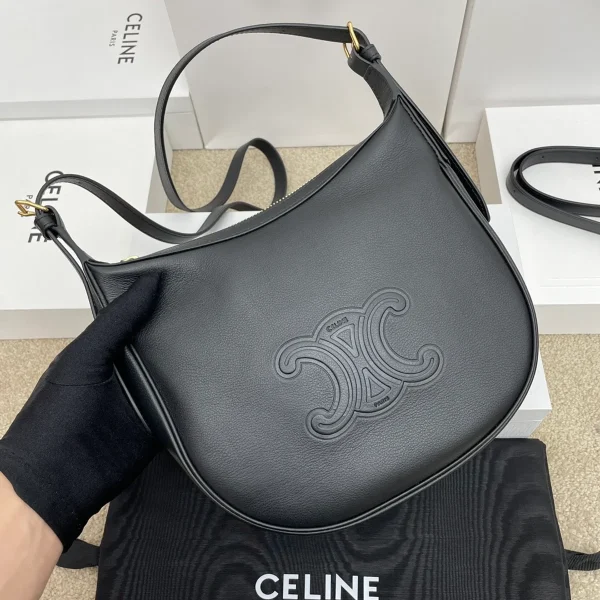 高仿CELINE-賽琳 多功能牛皮革斜挎肩背兩用包-117253：圖片 2