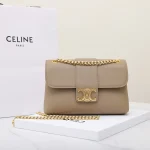 高仿CELINE-賽琳 TRIOMPHE 牛皮革斜挎-116593：圖片 2
