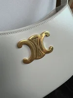 高仿CELINE-賽琳 金色飾面牛皮革肩背包-115703：圖片 5