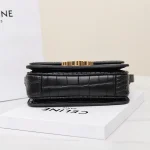 高仿CELINE-賽琳 奢華鱷魚皮 TRIOMPHE 金屬鎖扣斜挎包-188424：圖片 6