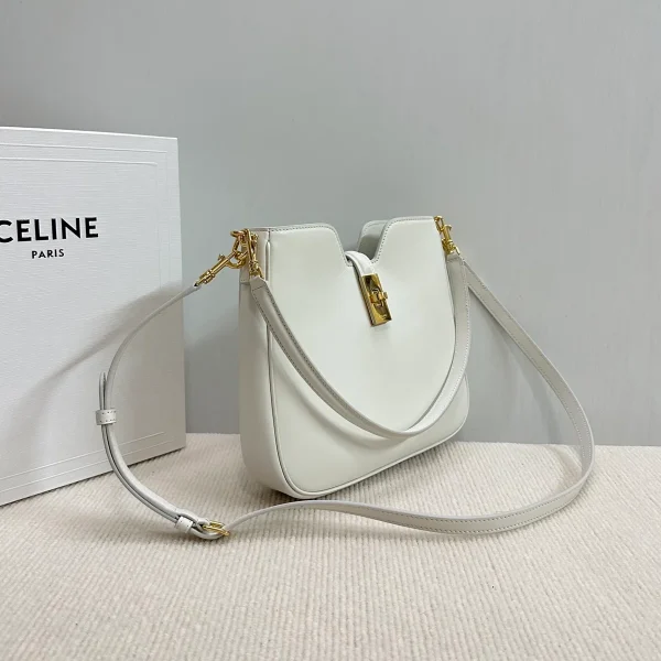 高仿CELINE-賽琳 牛皮革多功能手提斜挎包 - 輕奢商務休閒風格-120693：圖片 3