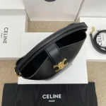 高仿CELINE-賽琳 經典TRIOMPHE磁扣牛皮手提斜挎包-119173：圖片 6