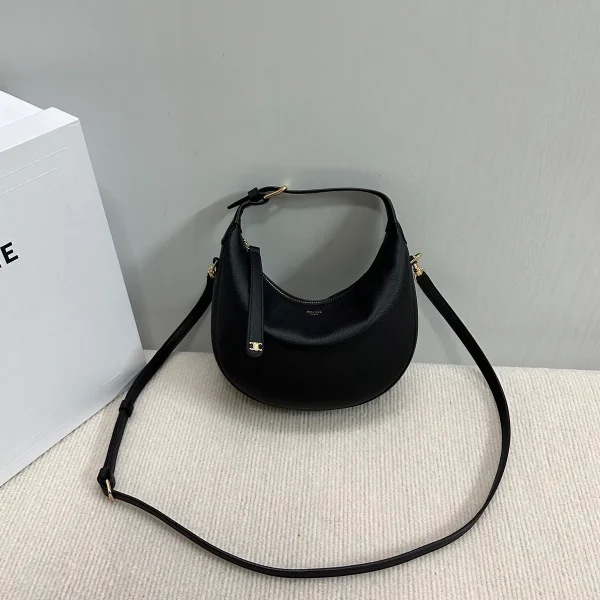高仿CELINE-賽琳 金色牛皮多功能手提斜挎包 - 大容量智能手機收納-120723：圖片 2