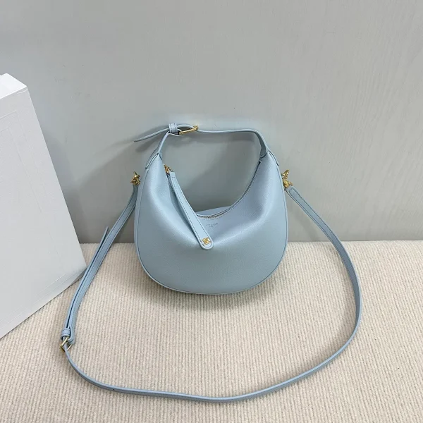 高仿CELINE-賽琳 金色牛皮多功能手提斜挎包 - 大容量智能手機收納-120723：圖片 2