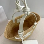 高仿CELINE-賽琳 手工編織牛皮革包邊手提肩背包-115802：圖片 7