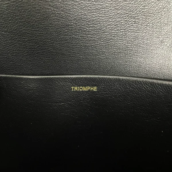 高仿CELINE-賽琳 TRIOMPHE 金屬鎖扣牛皮斜挎包 - 多隔層時尚肩背包-188423：圖片 8