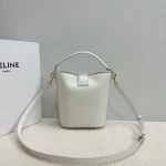 高仿CELINE-賽琳 經典TRIOMPHE磁扣牛皮手提斜挎包-119173：圖片 3